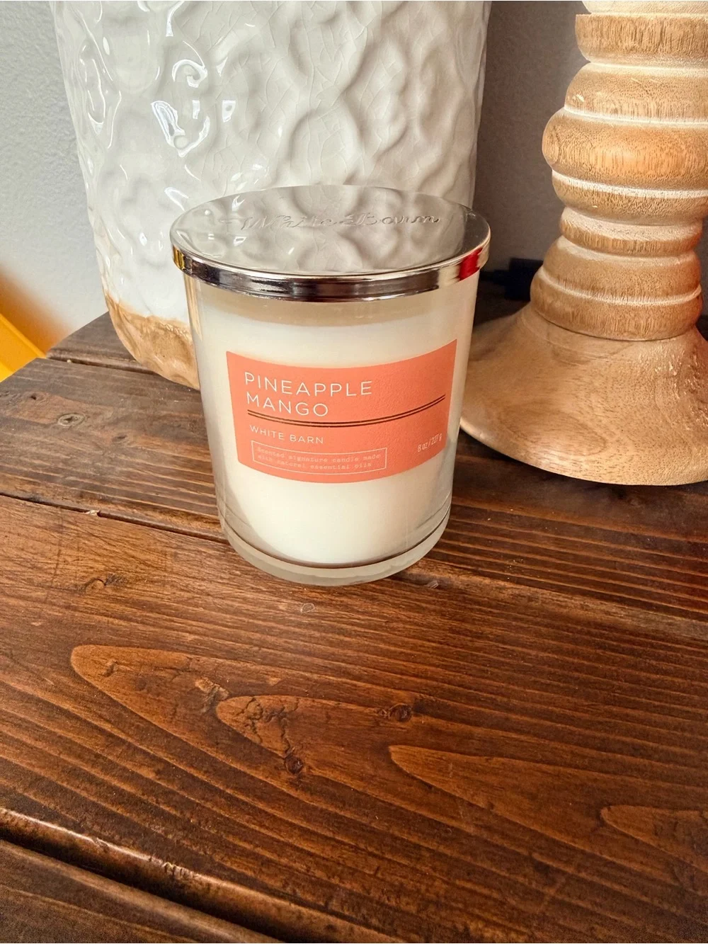 White Barn Strawberry Melon & Pineapple Mango Scented Candles